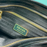 Prada Medium Leather Handbag 1BA426 Black